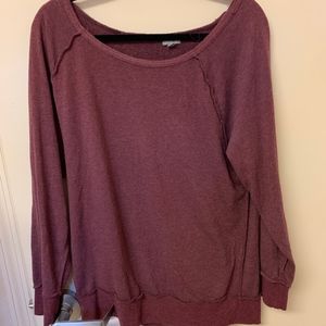 Maroon sweatshirt